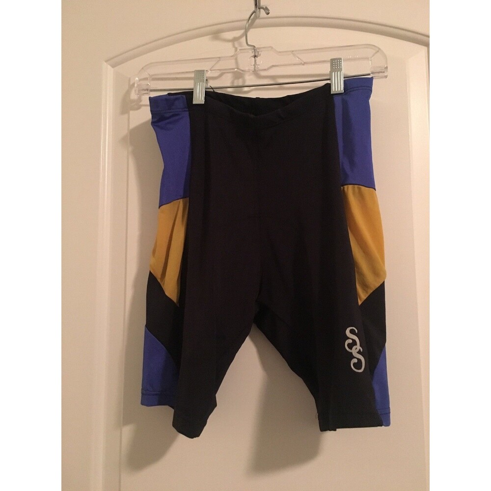 Schnaubelt Men's Cycling Bike Shorts Padded Size Medium Multi-Color